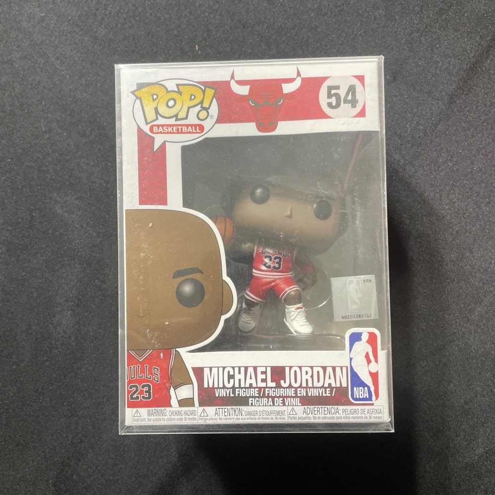 NBA Bulls Michael Jordan Funko Pop! Vinyl Figure #54 In Protective Case